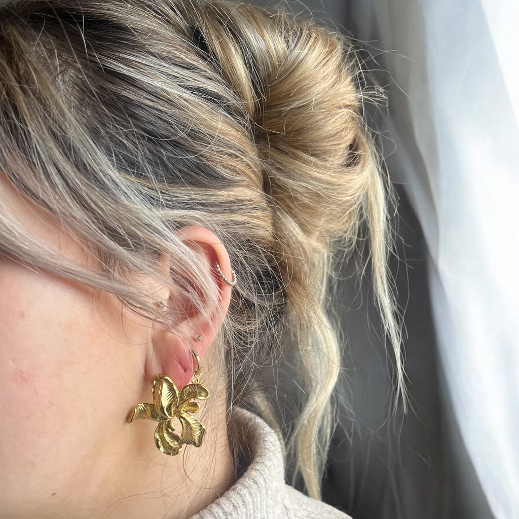 Boucles d’oreilles « Iris »