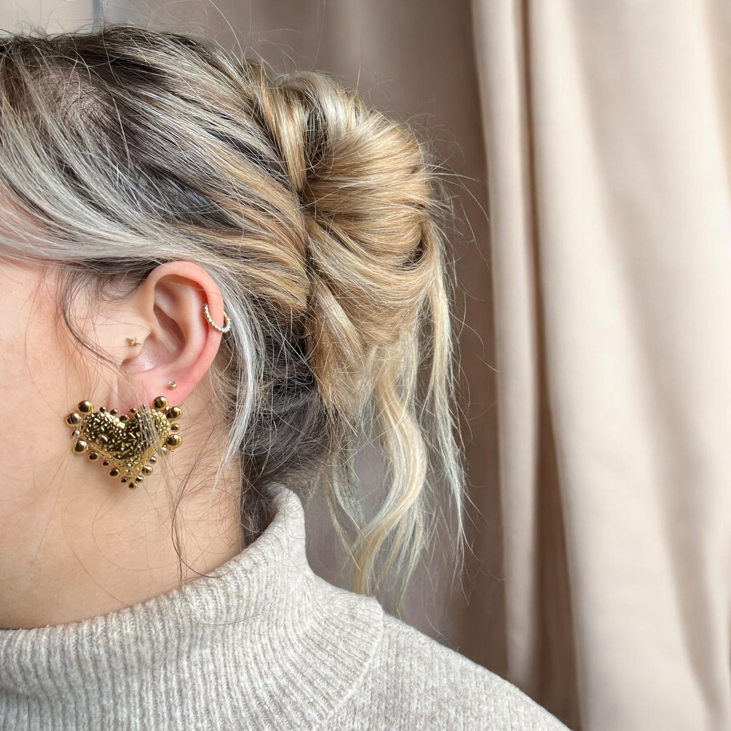 Boucles d’oreilles « Camélia »